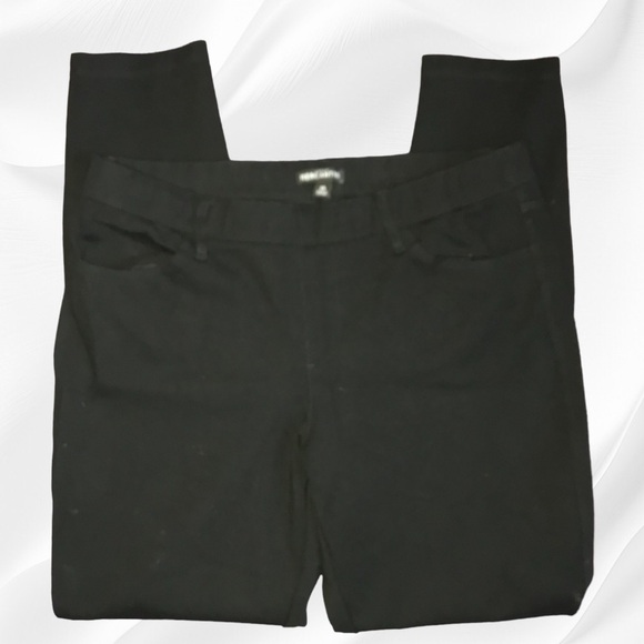 J. Crew Mercantile Black Classic Ponte Style Slim Pull-On Pants Size 10 - Picture 3 of 5